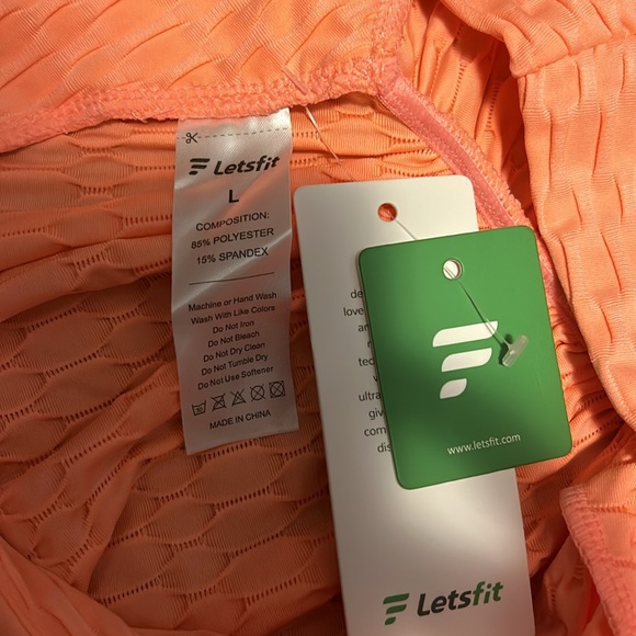 🆕 LETSFIT Scrunch Fit Leggings - Large - Picture 3 of 3